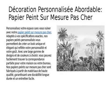 Transform Your Space with Authentic Papier Peint Made in France
